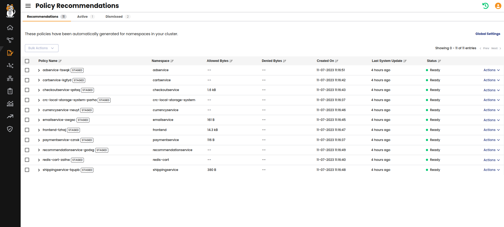 Policy-recommendations-board